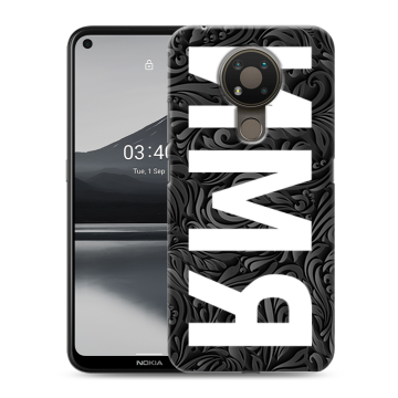 Силиконовый чехол на Nokia 3.4 с принтом ИМЯ
