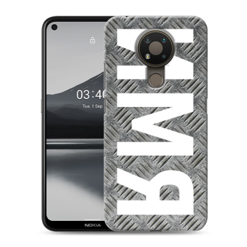 Силиконовый чехол на Nokia 3.4 с принтом ИМЯ
