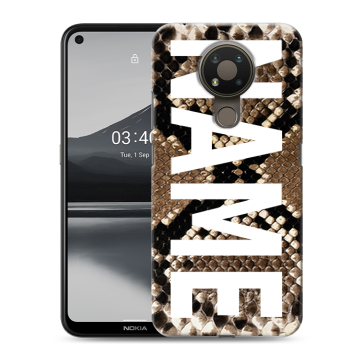 Силиконовый чехол на Nokia 3.4 с принтом NAME