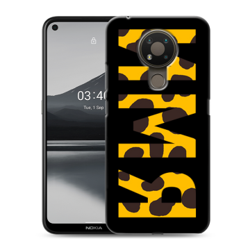 Силиконовый чехол на Nokia 3.4 с принтом ИМЯ