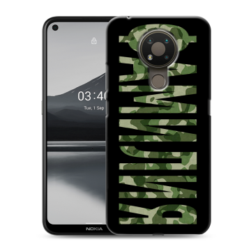 Силиконовый чехол на Nokia 3.4 с принтом ФАМИЛИЯ