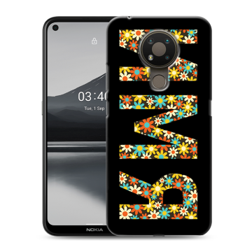 Силиконовый чехол на Nokia 3.4 с принтом ИМЯ