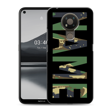 Силиконовый чехол на Nokia 3.4 с принтом NAME