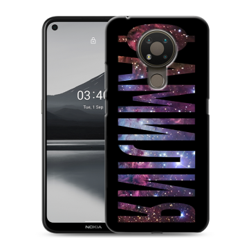 Силиконовый чехол на Nokia 3.4 с принтом ФАМИЛИЯ