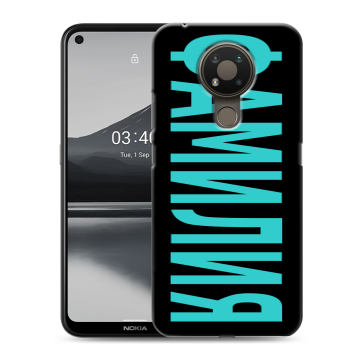 Силиконовый чехол на Nokia 3.4 с принтом ФАМИЛИЯ
