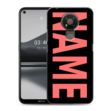 Силиконовый чехол на Nokia 3.4 с принтом NAME
