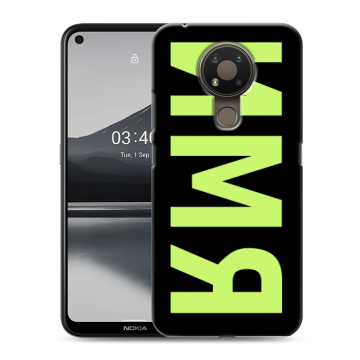 Силиконовый чехол на Nokia 3.4 с принтом ИМЯ