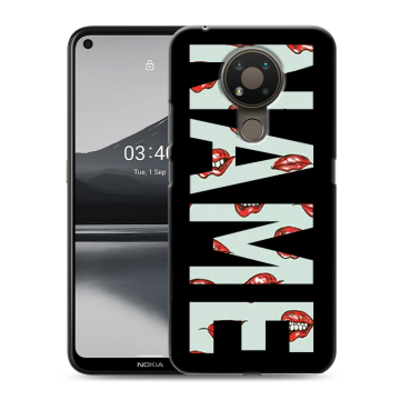 Силиконовый чехол на Nokia 3.4 с принтом NAME