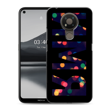 Силиконовый чехол на Nokia 3.4 с принтом ИМЯ