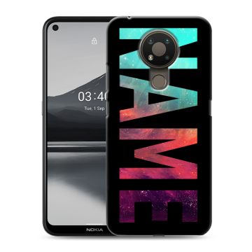Силиконовый чехол на Nokia 3.4 с принтом NAME