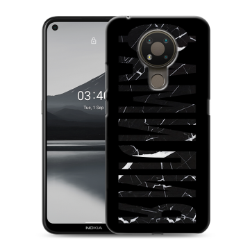 Силиконовый чехол на Nokia 3.4 с принтом ФАМИЛИЯ