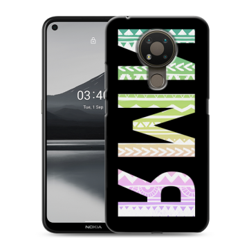 Силиконовый чехол на Nokia 3.4 с принтом ИМЯ