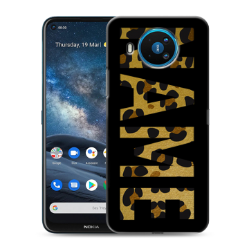 Силиконовый чехол на Nokia 8.3 с принтом NAME