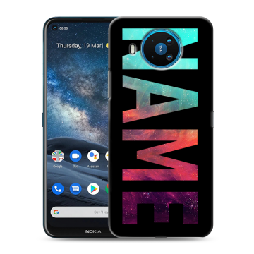 Силиконовый чехол на Nokia 8.3 с принтом NAME