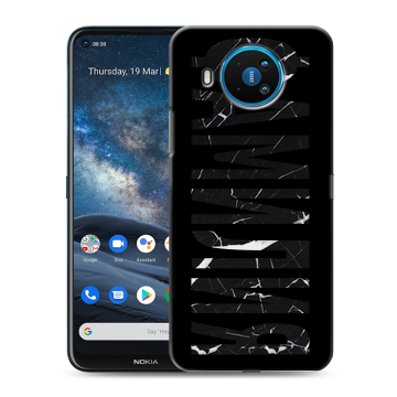 Силиконовый чехол на Nokia 8.3 с принтом ФАМИЛИЯ