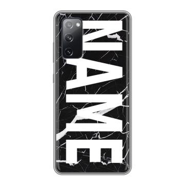 Силиконовый чехол на Samsung Galaxy S20 FE с принтом NAME