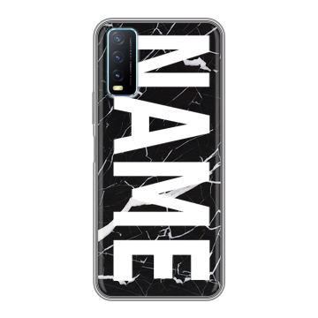 Силиконовый чехол на Vivo Y20 с принтом NAME