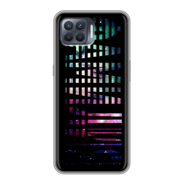 Силиконовый чехол на OPPO Reno4 Lite с принтом ФАМИЛИЯ