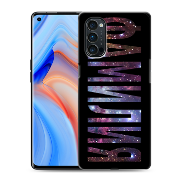 Силиконовый чехол на OPPO Reno4 Pro с принтом ФАМИЛИЯ