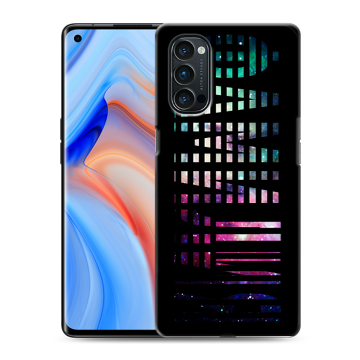 Силиконовый чехол на OPPO Reno4 Pro с принтом ФАМИЛИЯ