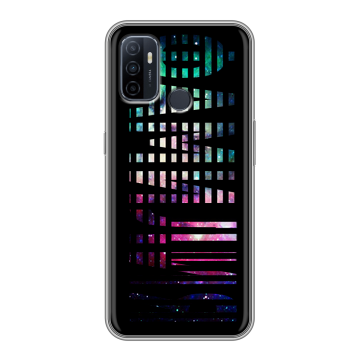 Силиконовый чехол на OPPO A53 с принтом ФАМИЛИЯ