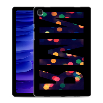 Силиконовый чехол на Samsung Galaxy Tab A7 10.4 (2020) с принтом ИМЯ