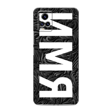 Силиконовый чехол на Vivo V20 с принтом ИМЯ