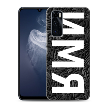 Силиконовый чехол на Vivo V20 SE с принтом ИМЯ
