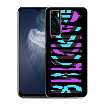 Силиконовый чехол на Vivo V20 SE с принтом ФАМИЛИЯ