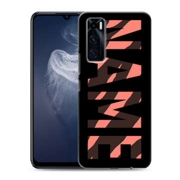 Силиконовый чехол на Vivo V20 SE с принтом NAME