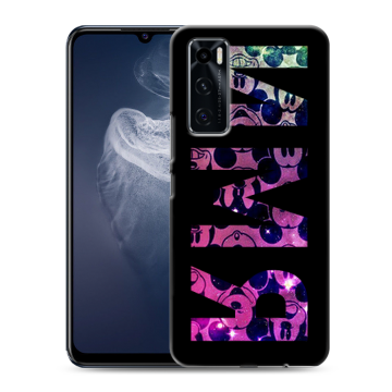 Силиконовый чехол на Vivo V20 SE с принтом ИМЯ