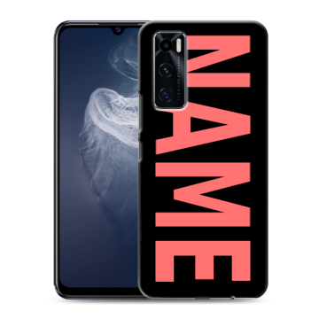 Силиконовый чехол на Vivo V20 SE с принтом NAME