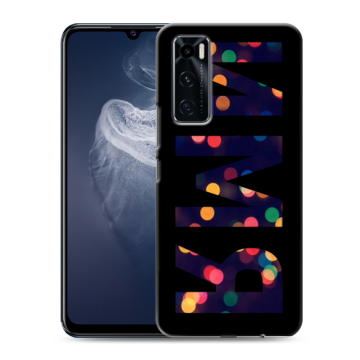 Силиконовый чехол на Vivo V20 SE с принтом ИМЯ