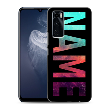 Силиконовый чехол на Vivo V20 SE с принтом NAME