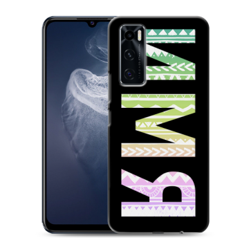 Силиконовый чехол на Vivo V20 SE с принтом ИМЯ