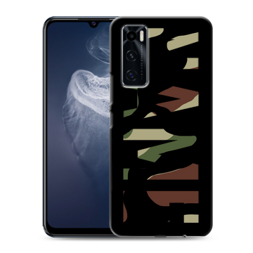 Силиконовый чехол на Vivo V20 SE с принтом NAME
