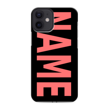Силиконовый чехол на Iphone 12 Mini с принтом NAME