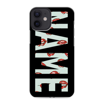 Силиконовый чехол на Iphone 12 Mini с принтом NAME