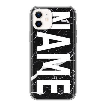 Силиконовый чехол на Iphone 12 с принтом NAME