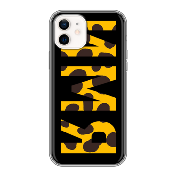 Силиконовый чехол на Iphone 12 с принтом ИМЯ