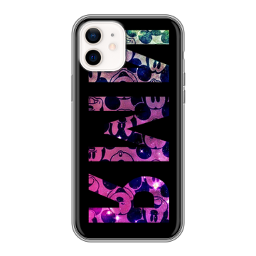 Силиконовый чехол на Iphone 12 с принтом ИМЯ