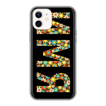 Силиконовый чехол на Iphone 12 с принтом ИМЯ