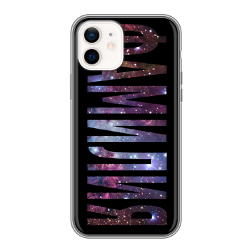 Силиконовый чехол на Iphone 12 с принтом ФАМИЛИЯ