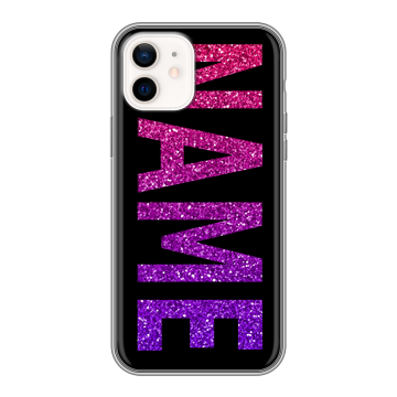 Силиконовый чехол на Iphone 12 с принтом NAME
