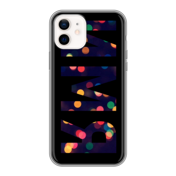 Силиконовый чехол на Iphone 12 с принтом ИМЯ