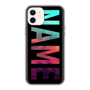 Силиконовый чехол на Iphone 12 с принтом NAME