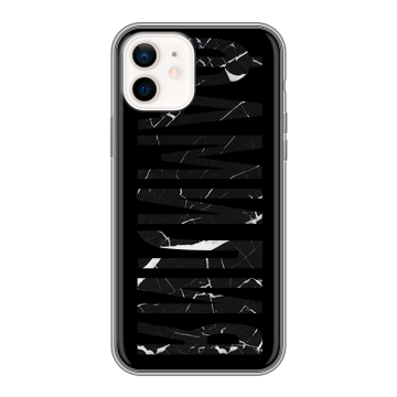 Силиконовый чехол на Iphone 12 с принтом ФАМИЛИЯ