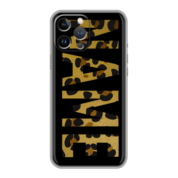 Силиконовый чехол на Iphone 12 Pro Max с принтом NAME