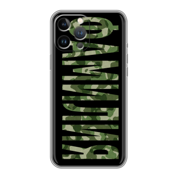 Силиконовый чехол на Iphone 12 Pro Max с принтом ФАМИЛИЯ