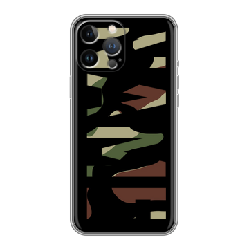 Силиконовый чехол на Iphone 12 Pro Max с принтом NAME